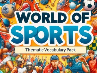 Learn English through Sports: Thematic Vocabulary Pack