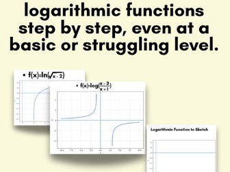sketching exponential , logarithm graph ks5