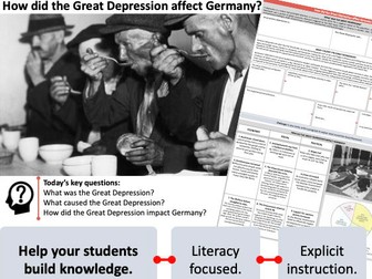 The Great Depression in Germany (1929- 1932)- AQA GCSE History Germany 1890-1945