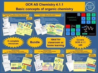 Basic concepts of organic chemistry OCR AS Chemistry