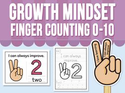 Growth Mindset - Finger Counting 0 to 10