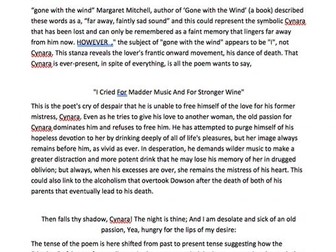 Pre 1900s Poetry Revision Guide