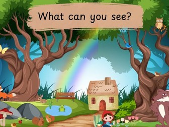 Little Red Riding Hood I Can See Writing Scene