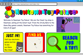 Interactive Information Website - Toys - KS2 Literacy