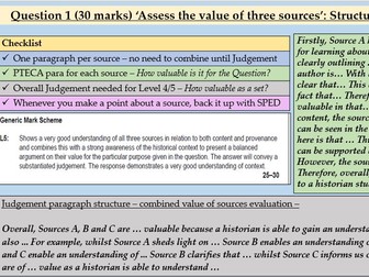 AQA A Level History Paper 2 Cold War Mock Exam and Revision Slides