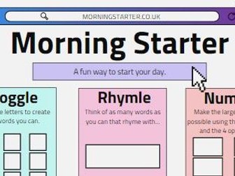 Morning Starter (PC Style)