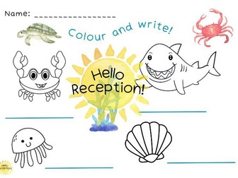 Underwater Colour and Write! | EYFS