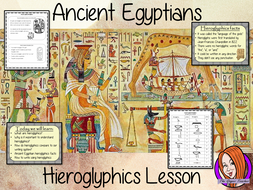 Ancient Egyptian Hieroglyphics - Complete History Lesson | Teaching ...