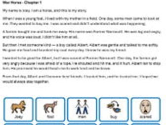War Horse Chapters 1-5 ELL and EAL resource