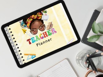 Teacher Digital Planner (Printable & Tablet-Friendly)