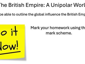 British Empire: Uni - Polar World L3