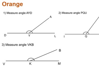 Measuring Angles with Angle Notation