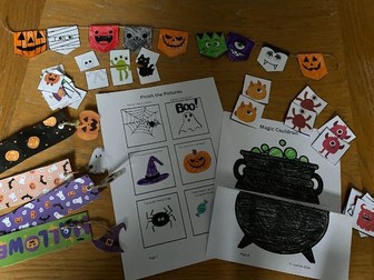 Halloween Fun Pack/ Crafts/ Games