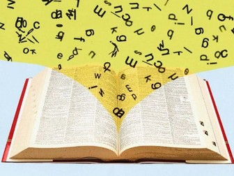 English Functional Skills -Using Dictionaries lesson for Entry 1&2