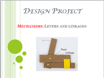 Design and Technology Levers and Linkages year 3