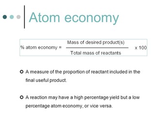 Atom economy (Triple only)