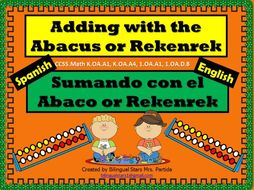 Rekenrek-Abacus-Abaco CCSS Printables Center-CentroBilingual Stars Mrs Partida