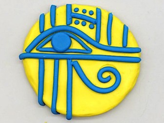 How to make a plasticine Eye of Horus