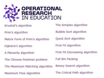 Algorithm Info Pack