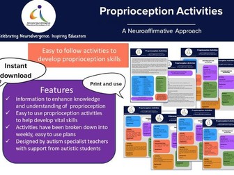 Proprioception Support Activities for Schools: A Neuroaffirmative Approach for Autistic Children