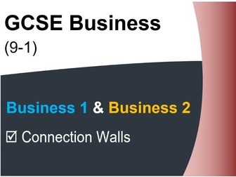 Connection Walls - GCSE Business (9-1) OCR