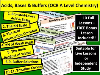 Acids, Bases & Buffers (OCR)