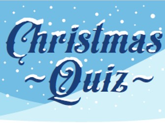 Christmas Activities and Quiz