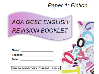 NEW AQA GCSE English Language Complete Paper 1 Revision Booklet