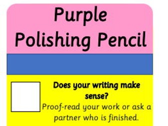 Purple Polishing Pencils