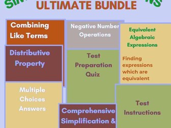 GCSE Maths Quiz: Simplifying Algebraic Expressions (KS3/KS4 Revision)