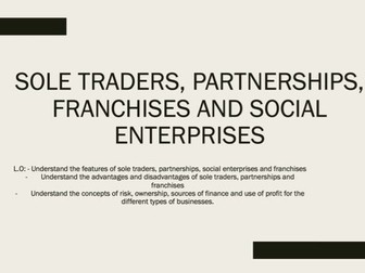 Franchises and social enterprises