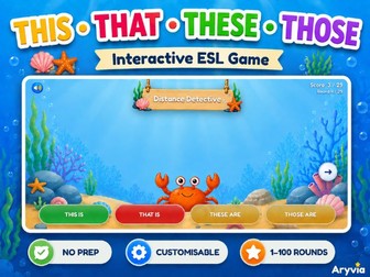 This That These Those | Interactive Game