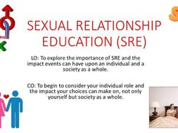 Pshe Sexual Relationship Education Sre Teaching Resources