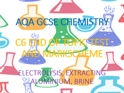 AQA GCSE Chemistry C6 End of Topic Test | Teaching Resources