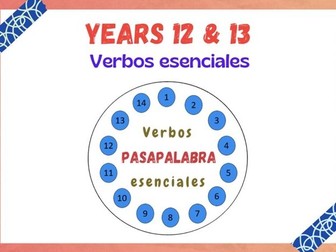 Spanish Years 12 & 13 Verbs Revision