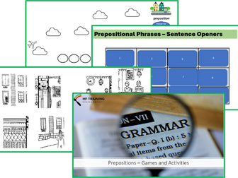 Learn about Prepositions - EAL and SEN Learners