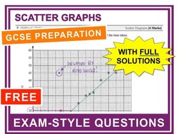 GCSE 9-1 Exam Question Practice (Scatter Graphs)