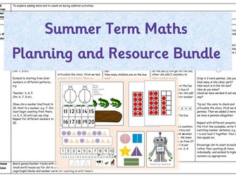 Maths Planning and Resource Bundle - White Rose/Numberblocks Summer Term