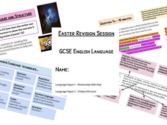 EDEXCEL English language revision workshop