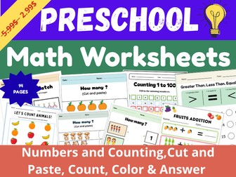 Preschool Math Worksheets