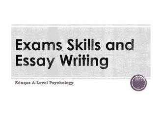 WJEC Eduqas A-Level Psychology Exam technique and assessment objectives workbook