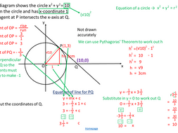 First - New GCSE (1-9) Higher Style GCSE Paper (Non-calc) with fully worked step by step solutions