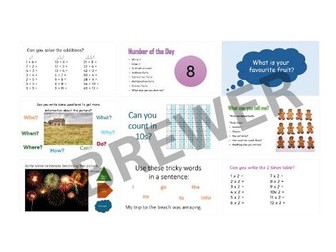 Morning Starter Activities PowerPoint