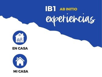 Spanish Vocabulary List Experiences IB1 - Ab Initio