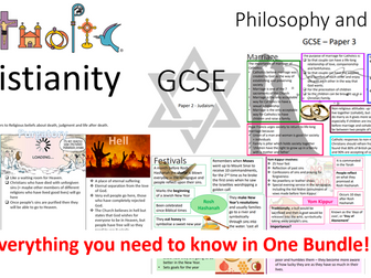 Religious Studies Edexcel GCSE Spec A: Complete Set of Revision Notes for a 9