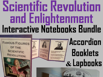 Scientific Revolution and the Enlightenment Interactive Notebooks Bundle
