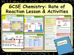 KS4 AQA GCSE Chemistry (Science) Rate of Reaction Lesson & Activities ...