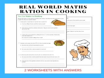 Real World Maths: Exploring Ratios Through Cooking Adventures