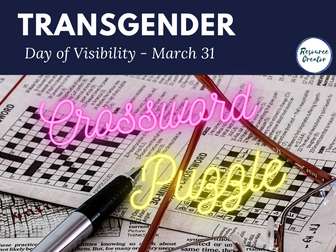 Transgender Crossword Digital and Print with Answers