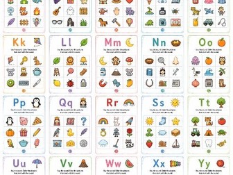 Phonics Activity Worksheets – Beginning Sounds & Letter Recognition